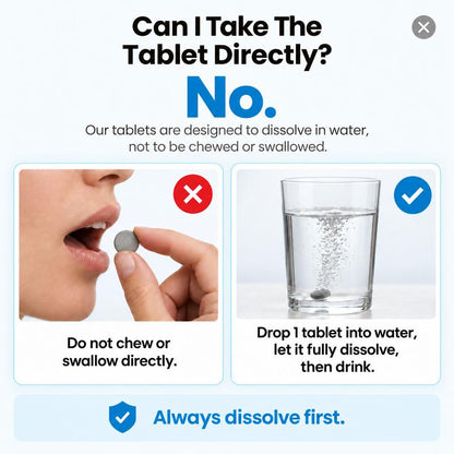 Molecular Hydrogen Tablets with Magnesium