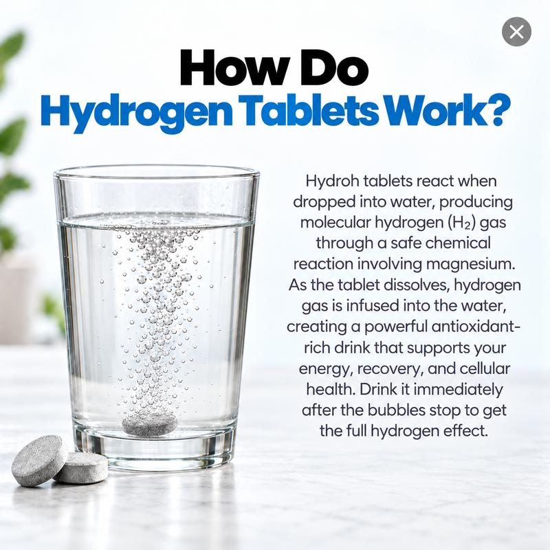Molecular Hydrogen Tablets with Magnesium