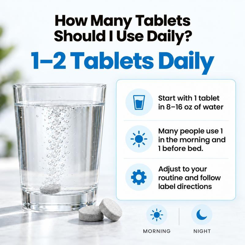 Molecular Hydrogen Tablets with Magnesium