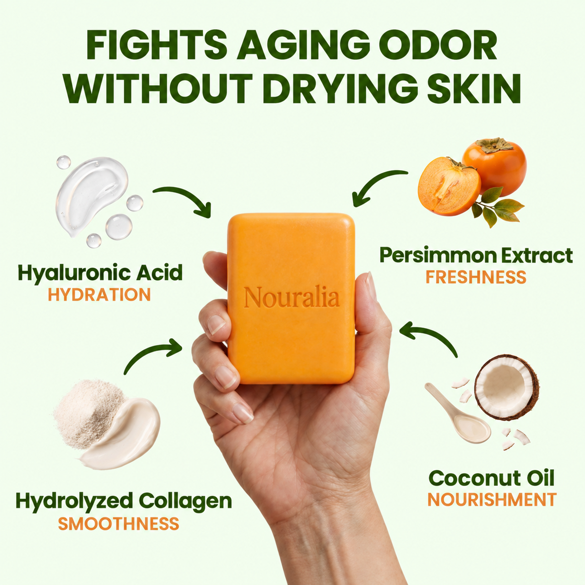 Deodorizing Persimmon Soap